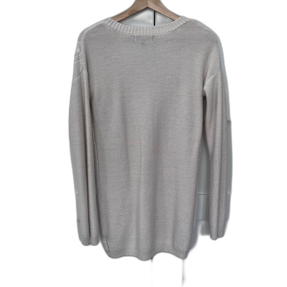 Mossimo sweater dress/longer length cream ivory cable knit size xs - Picture 2 of 5